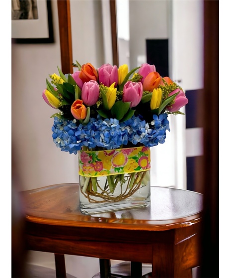 Tulips in Blue